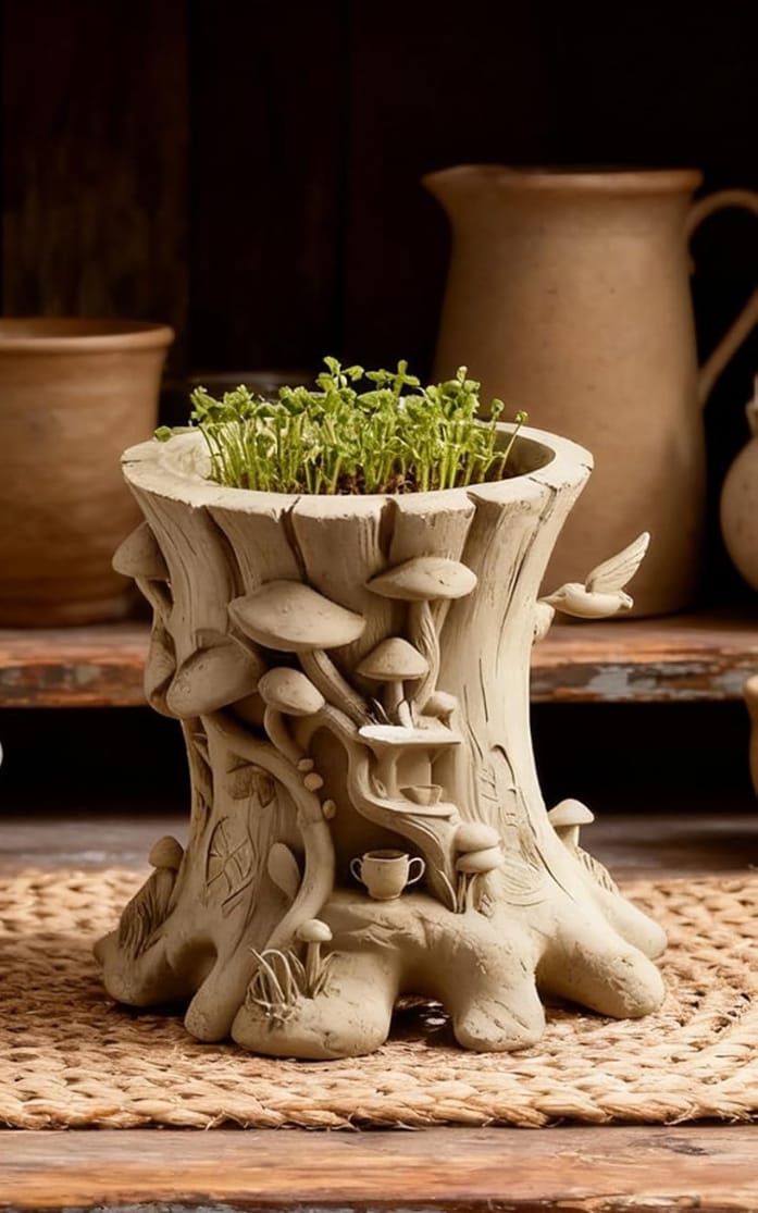 Masetero o ordenador árbol con diseños
